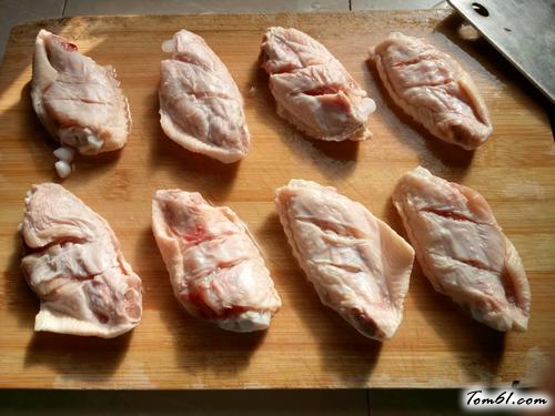 【蜜烤鸡翅中】