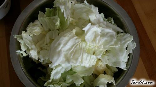 【猪油手撕圆白菜】