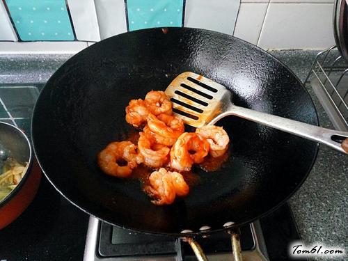 【杂蔬番茄炒虾仁】