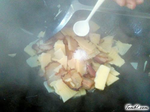 【冬笋炒腊肉】