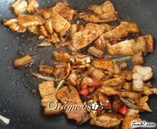 【肉炒蒜苔木耳】