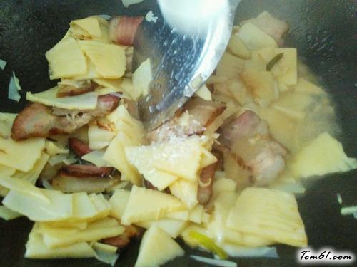 【冬笋炒腊肉】