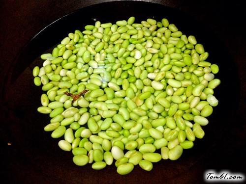 【萝卜干炒青豆】