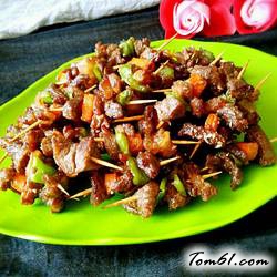 孜然牙签羊肉的做法