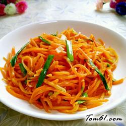 清炒胡萝卜的做法