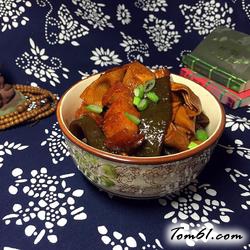 海带千张炖五花的做法