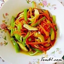 炒素三丝的做法