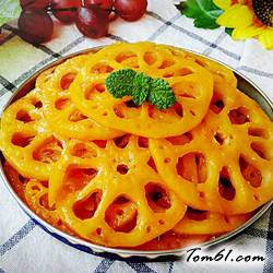 爽脆果汁藕的做法