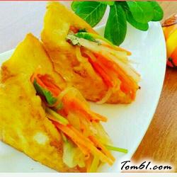 三丝脆皮豆腐的做法