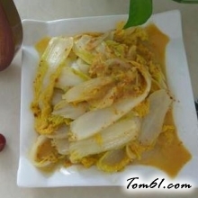 蛋黄娃娃菜的做法