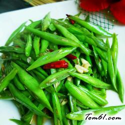 椒香四季豆的做法