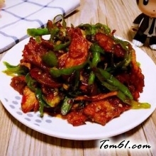 生爆盐煎肉的做法2