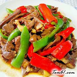 小炒猪心的做法