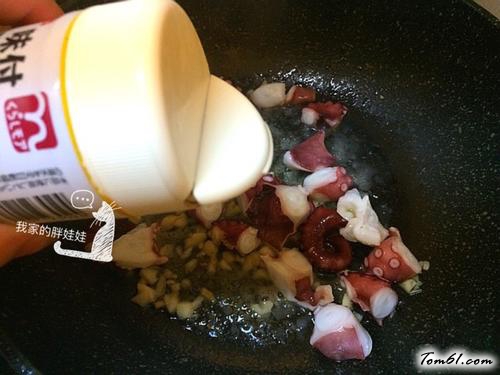 【蒜香杏鲍菇章鱼】