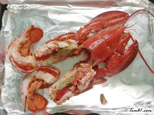 【葱姜烤龙虾】