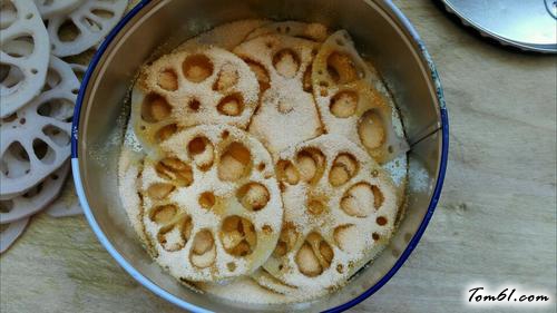 【爽脆果汁藕】