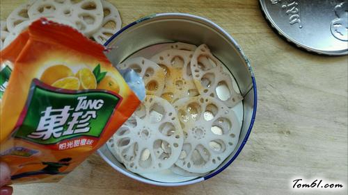 【爽脆果汁藕】