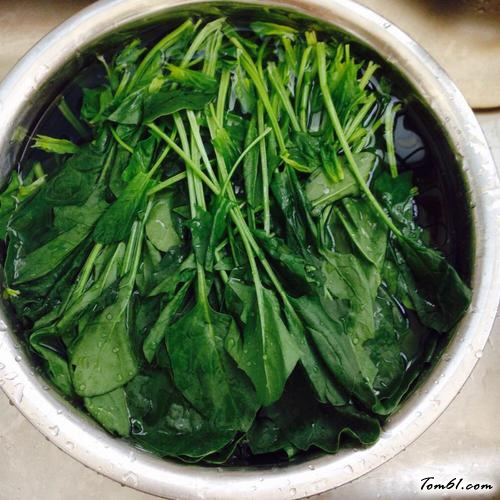 【菠菜木耳炒鸡蛋】