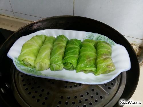 【圆白菜酿肉】