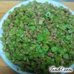 豆角炒肉沫的做法