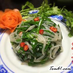 豆芽炒韭菜的做法