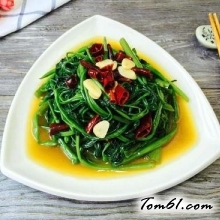 炝炒空心菜的做法2