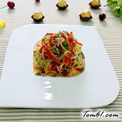 茭白炒肉丝的做法