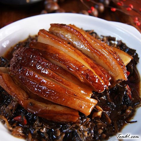 梅菜扣肉的做法2