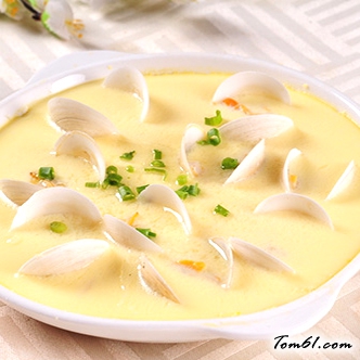 沙甲蒸蛋的做法