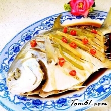 清蒸白鲳鱼的做法