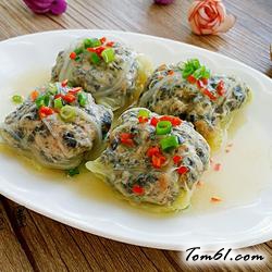 白菜包包（百财）的做法