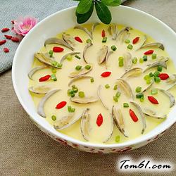 花蚬蒸蛋的做法2