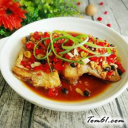豆豉辣椒蒸鲢鱼的做法