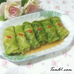 圆白菜酿肉的做法