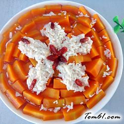 酒酿蒸南瓜的做法