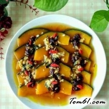 豆瓣酱蒸南瓜的做法