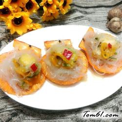 蒜蓉扇贝蒸粉丝的做法