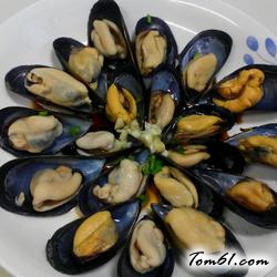 清蒸青口贝的做法