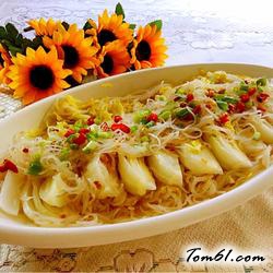 蒜蓉粉丝蒸娃娃菜的做法