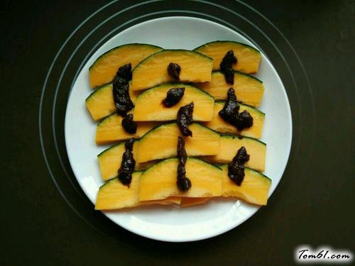 【豆瓣酱蒸南瓜】