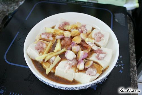 【鲍鱼汁蒸豆腐】