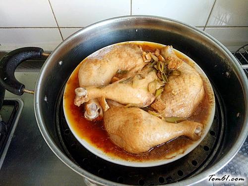 【酱香蒸鸡腿】