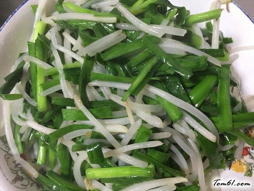 【豆芽炒韭菜】