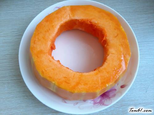 【酒酿蒸南瓜】