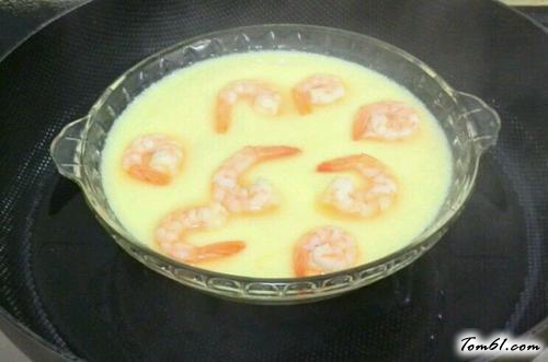 【虾仁鸡蛋羹】