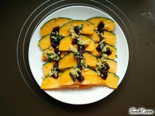 【豆瓣酱蒸南瓜】