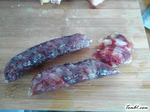 【腊肠蒸鸡蛋干】