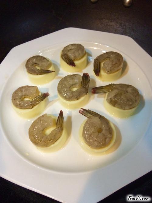 【日本豆腐蒸虾仁】