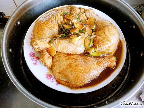 【酱香蒸鸡腿】