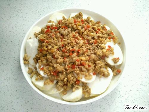 【肉末蒸香芋】